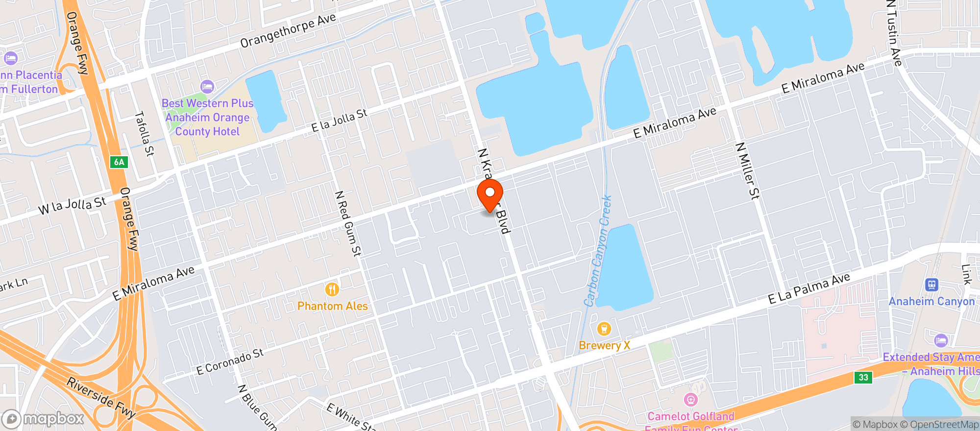 Map showing Restaurant Depot #57
