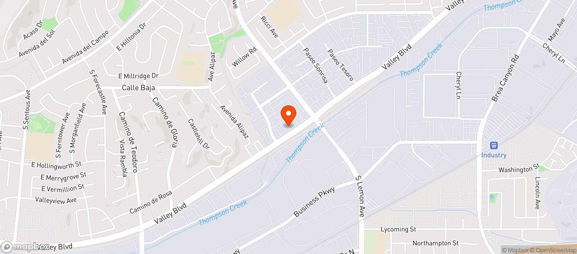 Map showing Common Corners Brewing