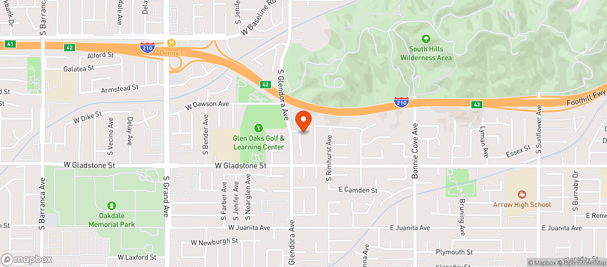 Map showing 7 Eleven #34735
