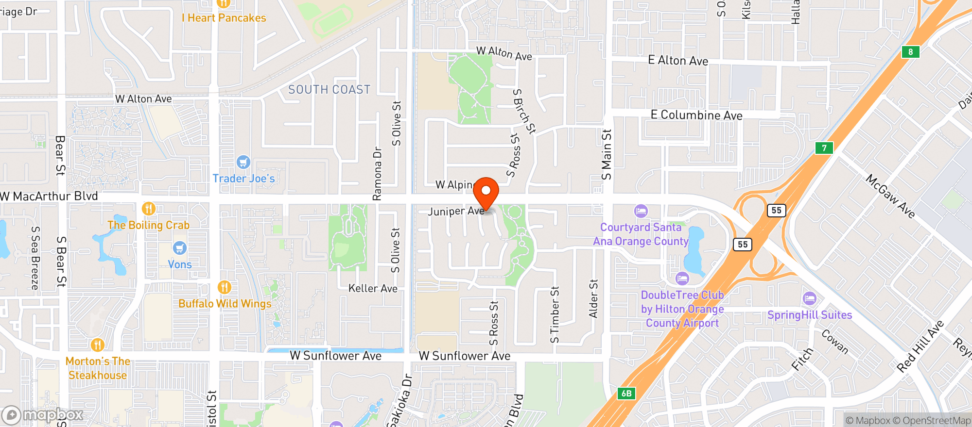 Map showing 7 Eleven #27461