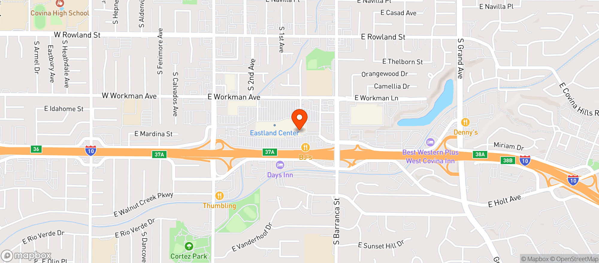 Map showing Target