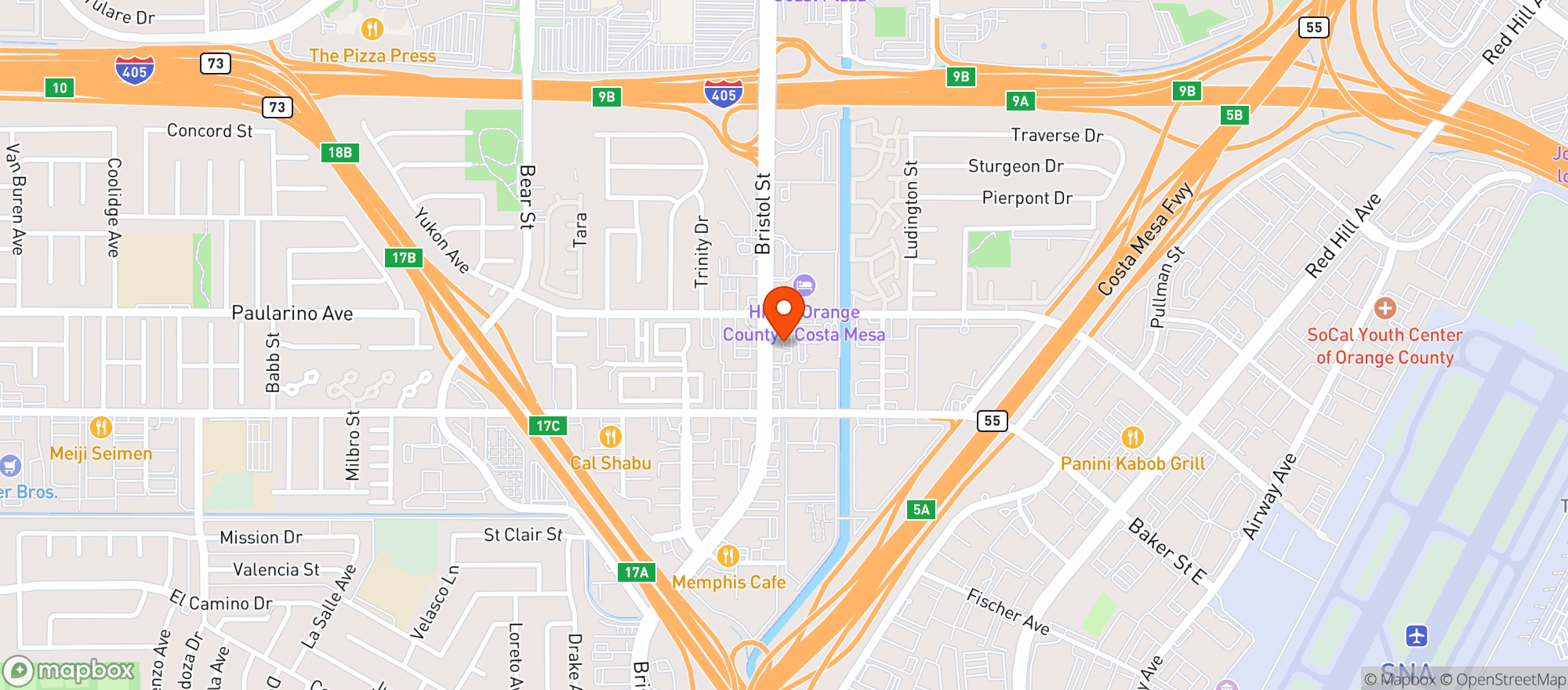 Map showing Garfs