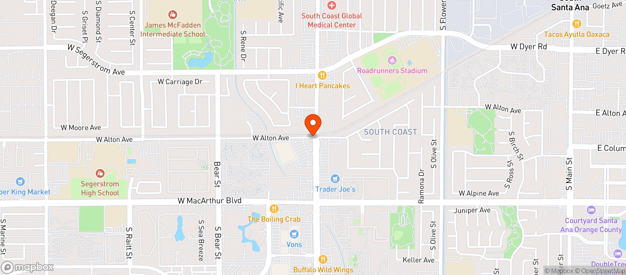 Map showing Target
