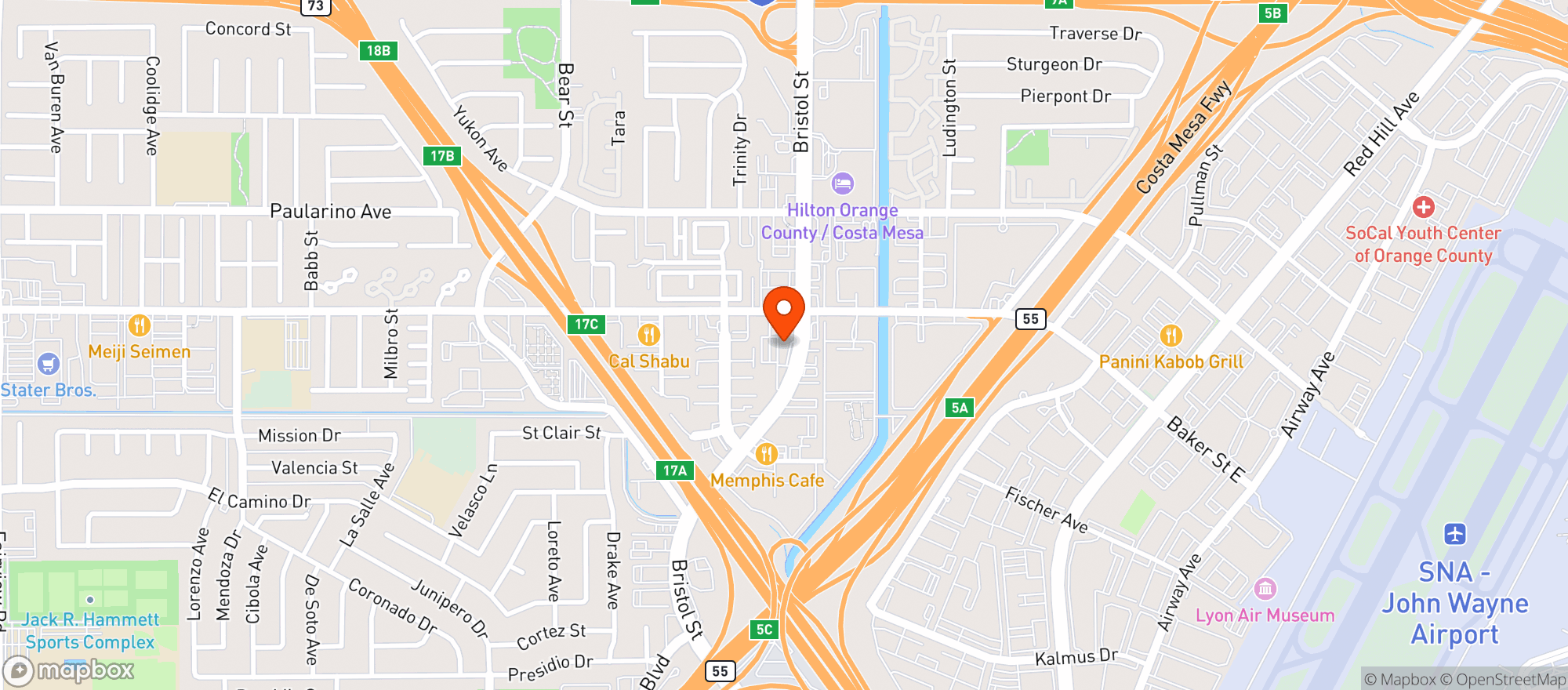 Map showing Hi-lo Liquor Market
