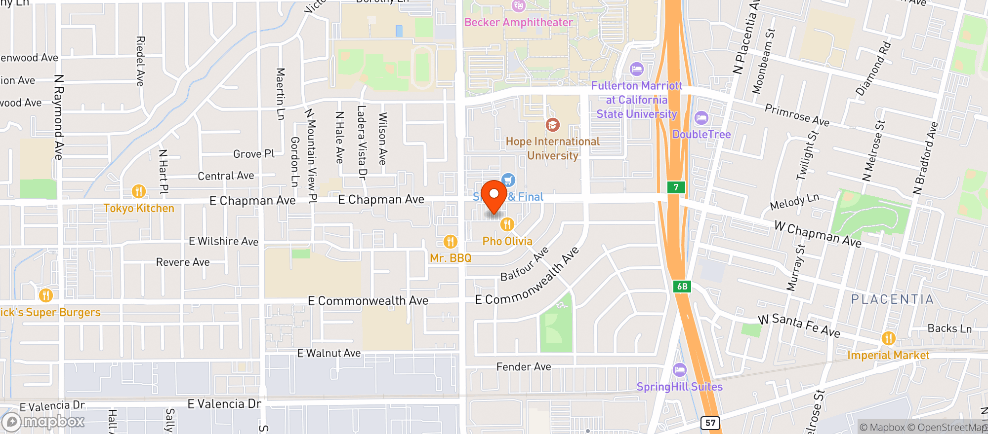 Map showing Wholesale Nutrition Center