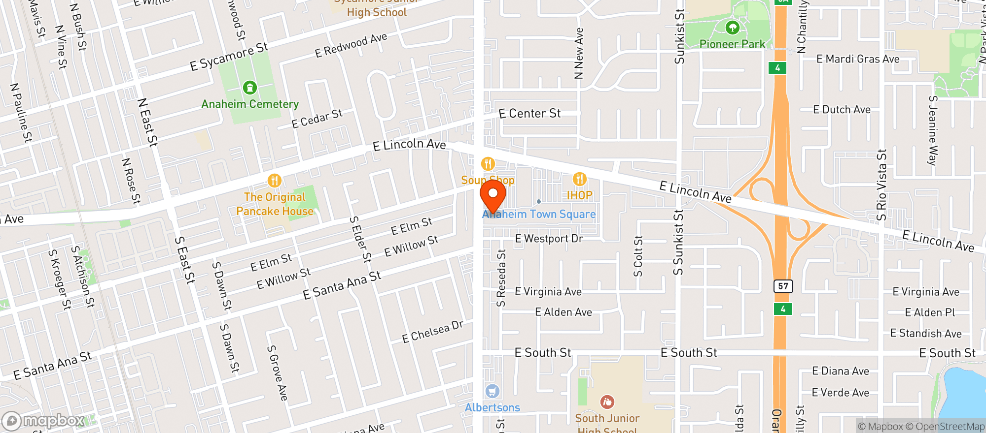 Map showing Gonzalez Northgate Market