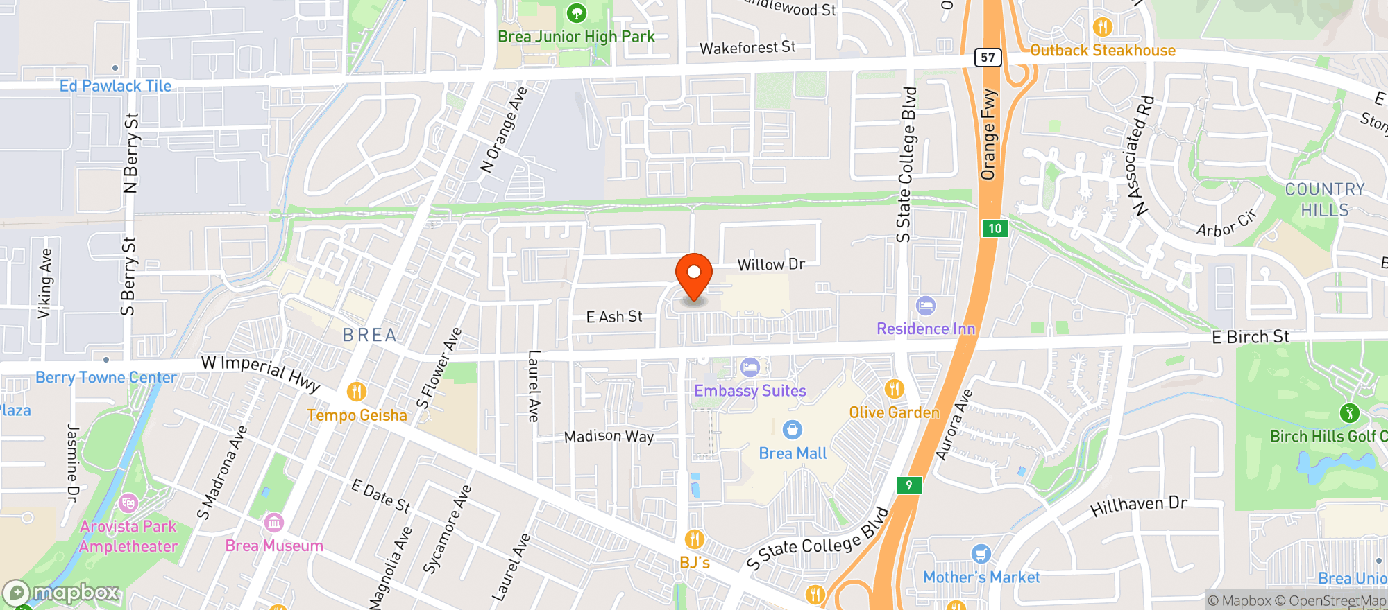 Map showing Sprouts Farmers Market