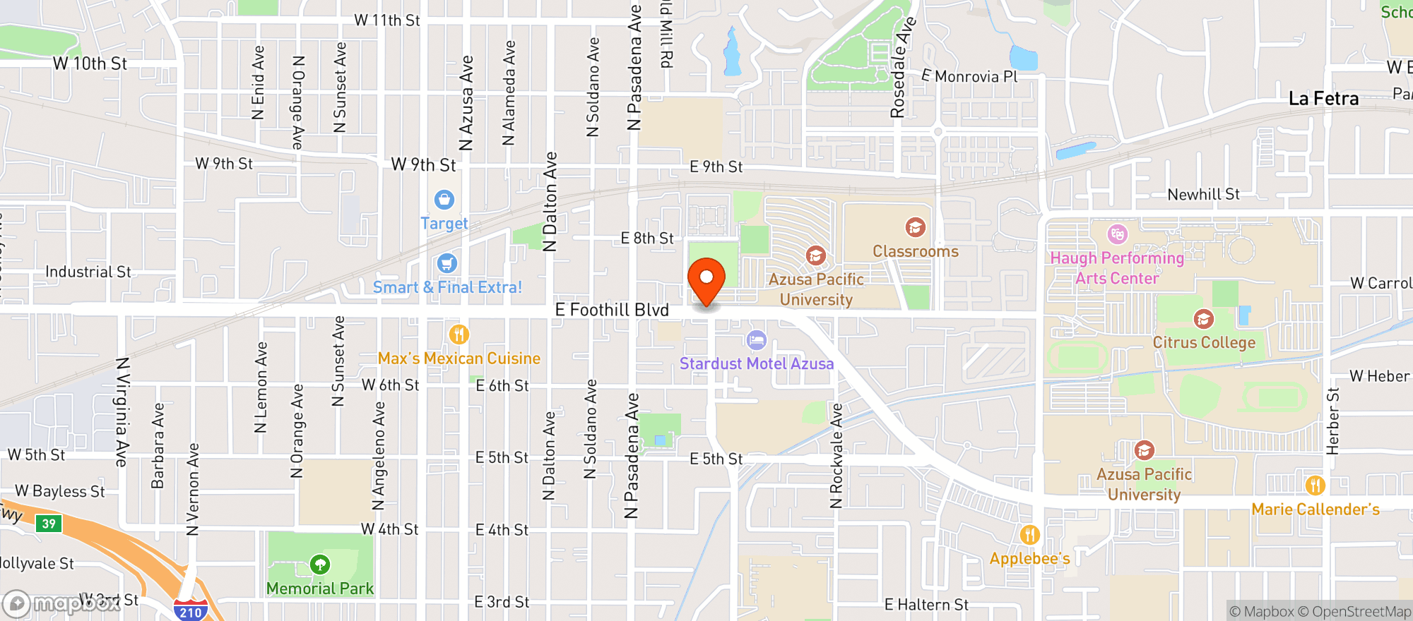 Map showing Louie's Liquor