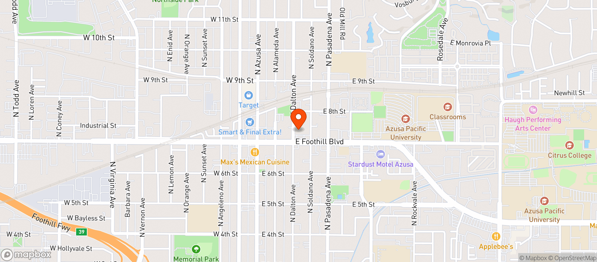 Map showing Smart & Final Extra #794