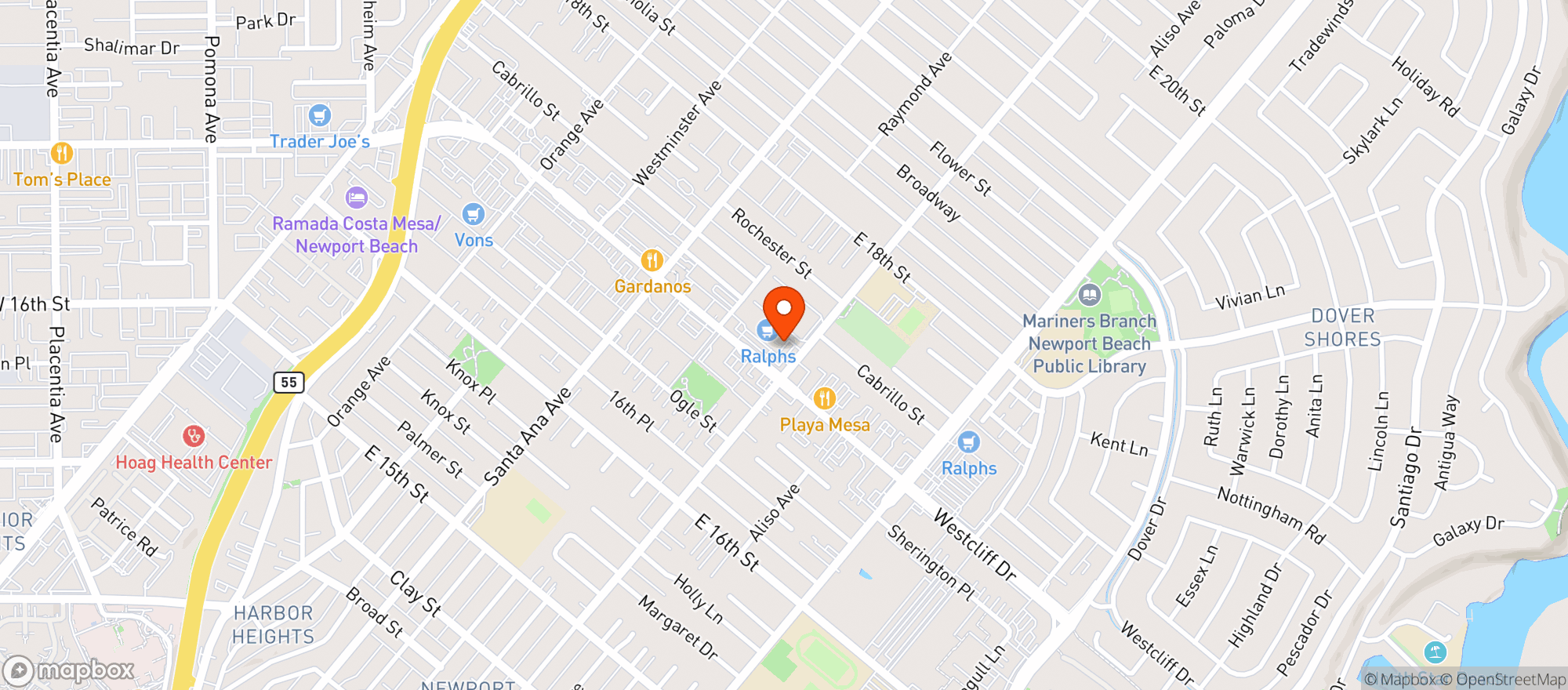 Map showing Baycrest Caps N Corks Bottleshop And Market - Cost