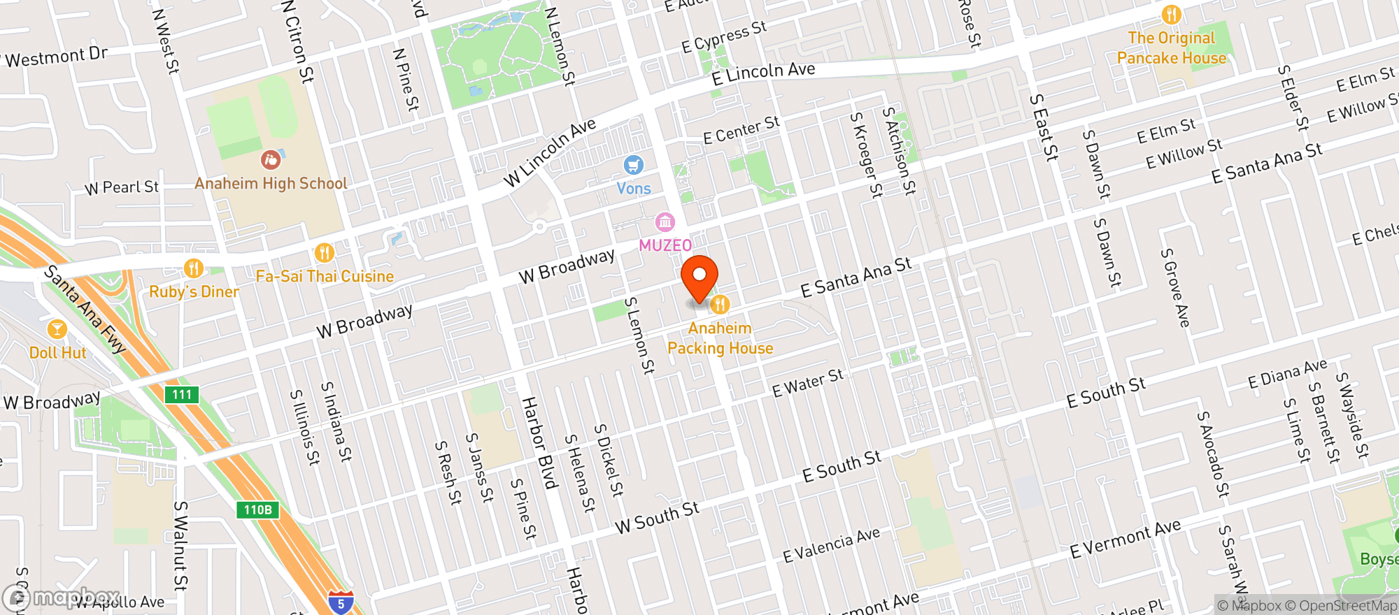 Map showing Cooks Chapel