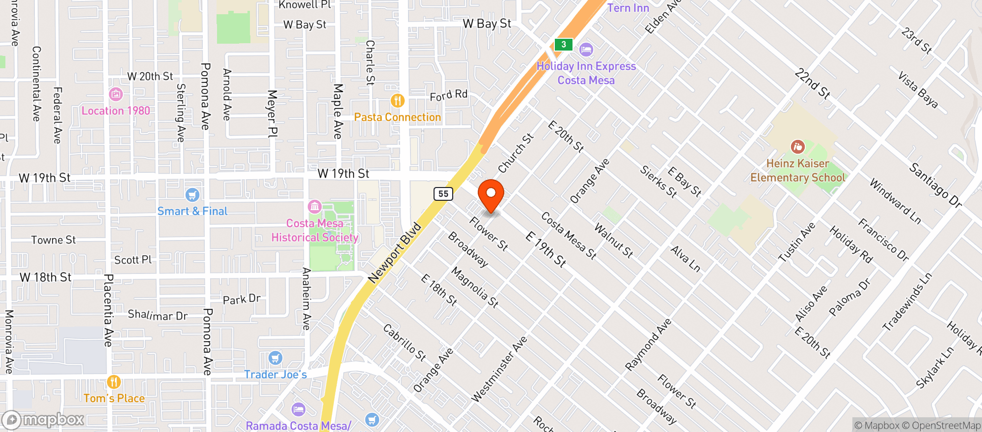 Map showing Vans Liquors 3