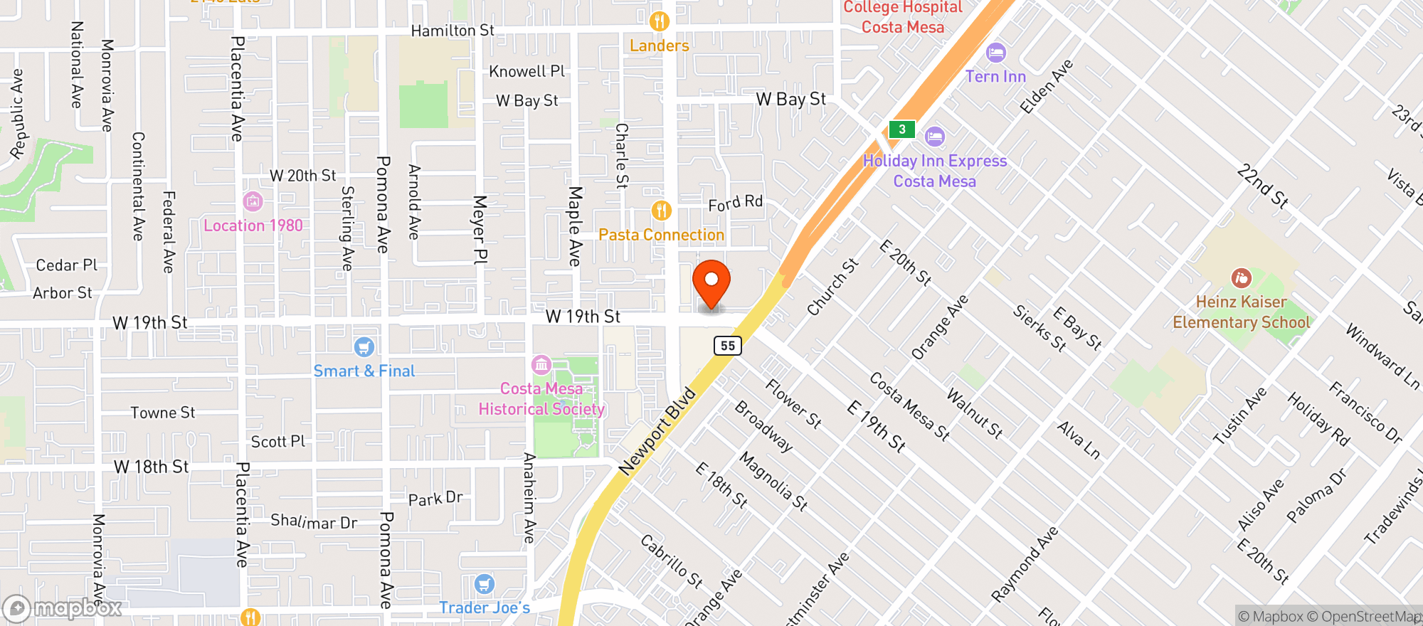 Map showing Wholesale Nutrition Center