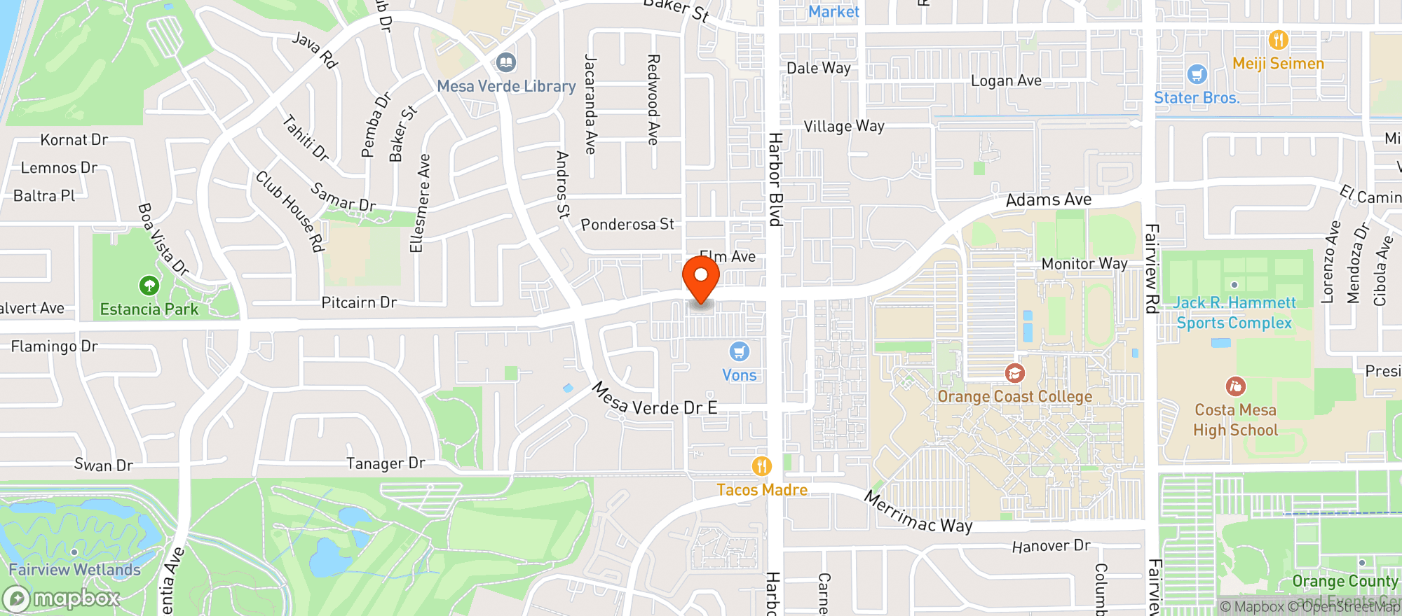 Map showing Kenwoods Kitchen And Tap