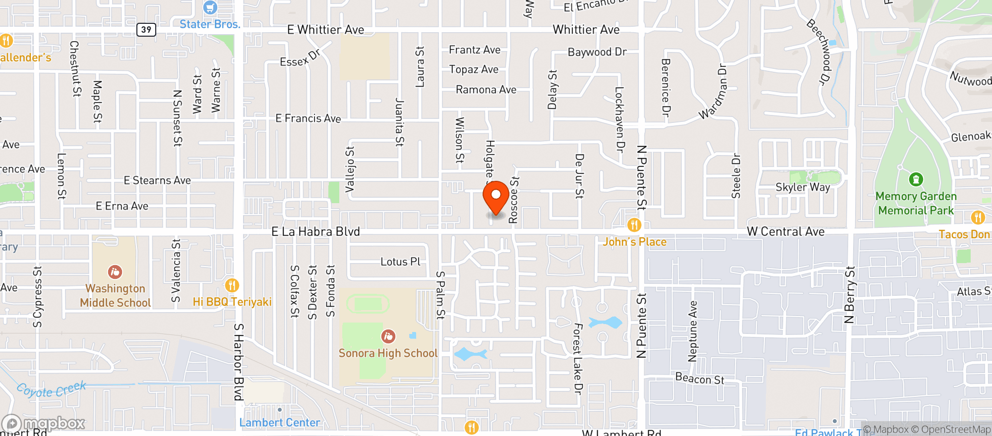 Map showing 7 Eleven #16498