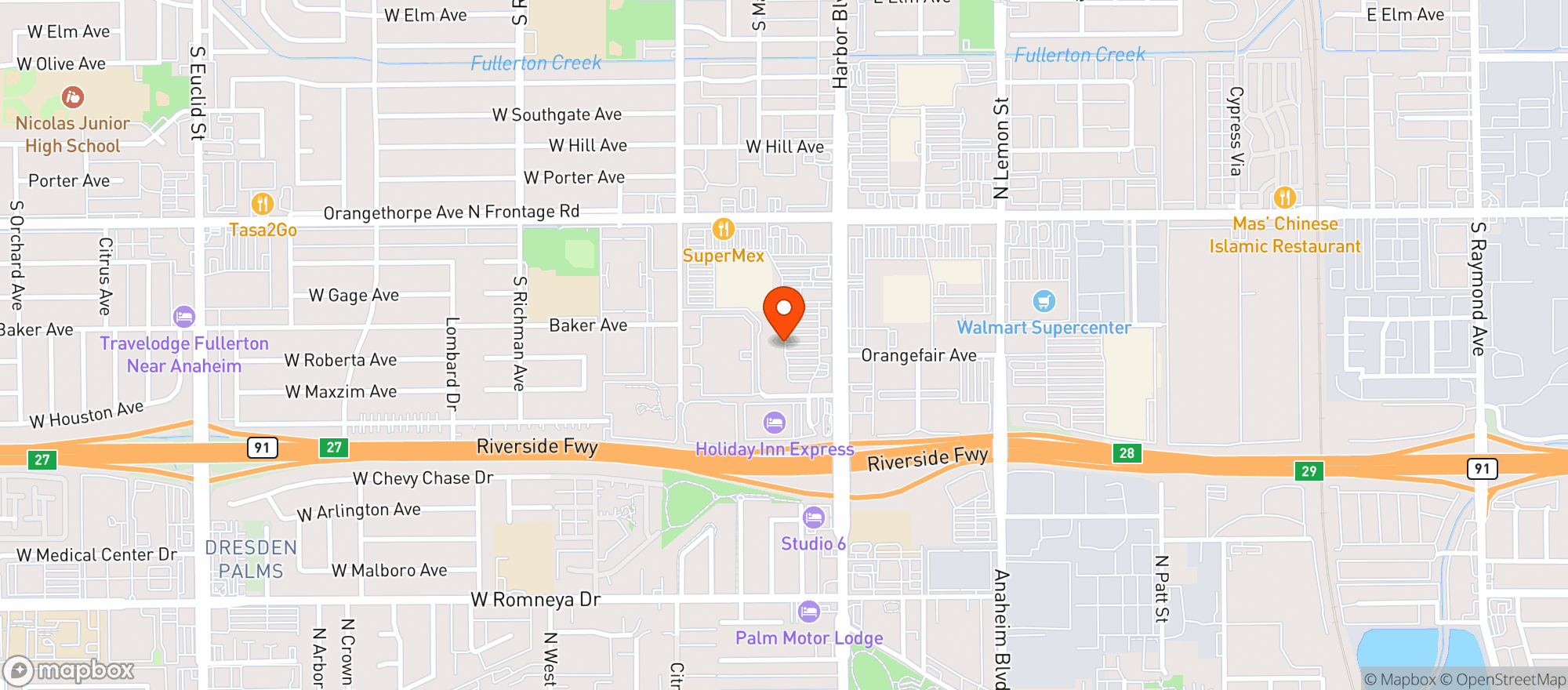 Map showing Sprouts Farmers Market
