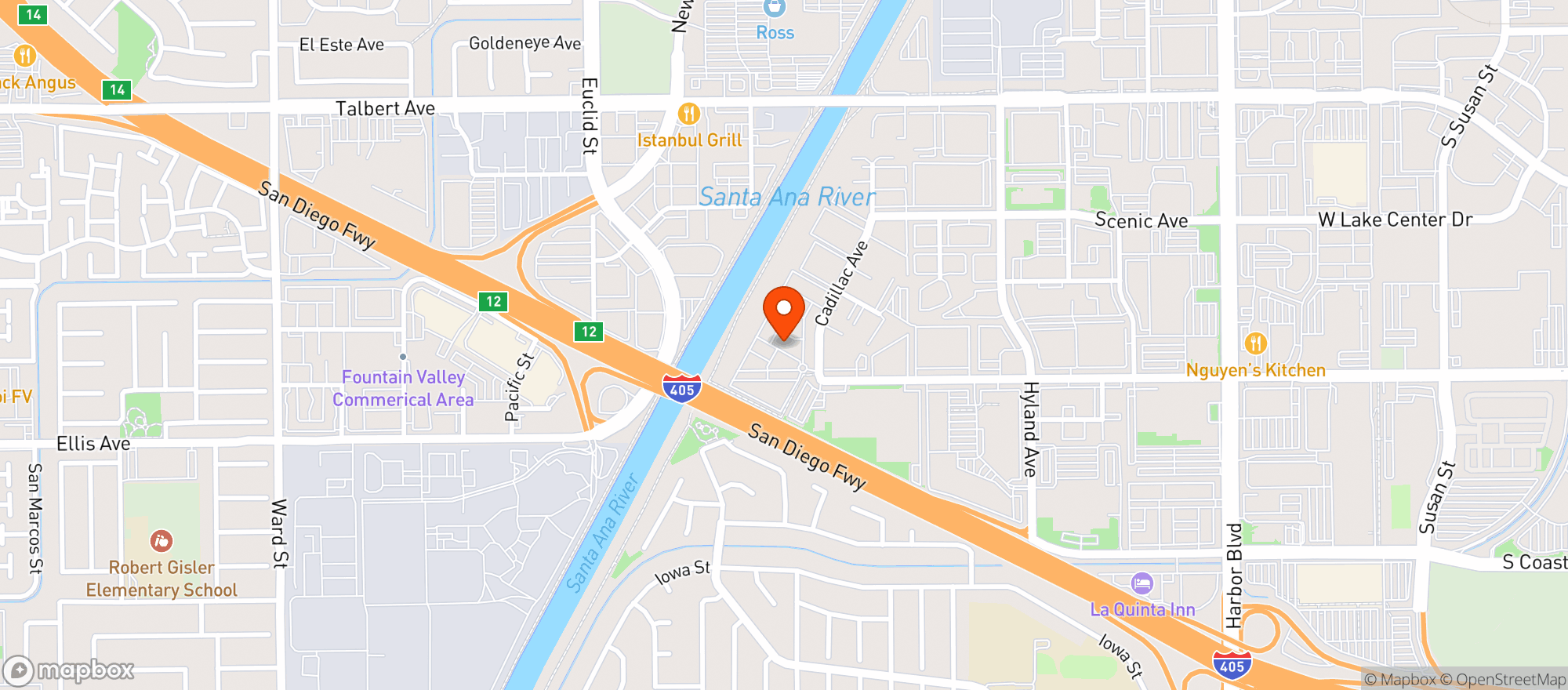 Map showing 420 Central Retail / Cmx Distro