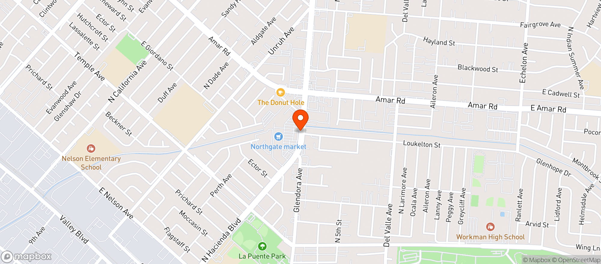 Map showing Gonzalez Northgate Market