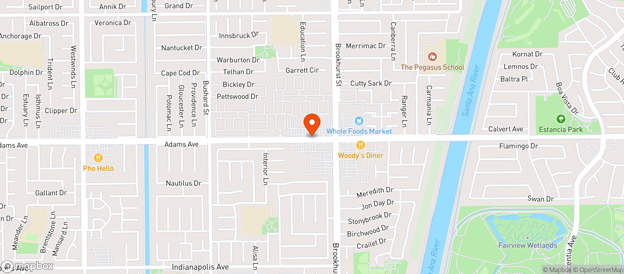 Map showing Sprouts Farmers Market