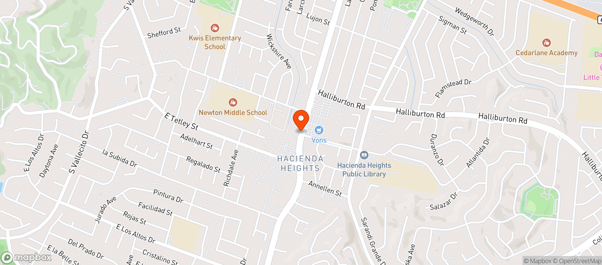 Map showing Cvs Pharmacy