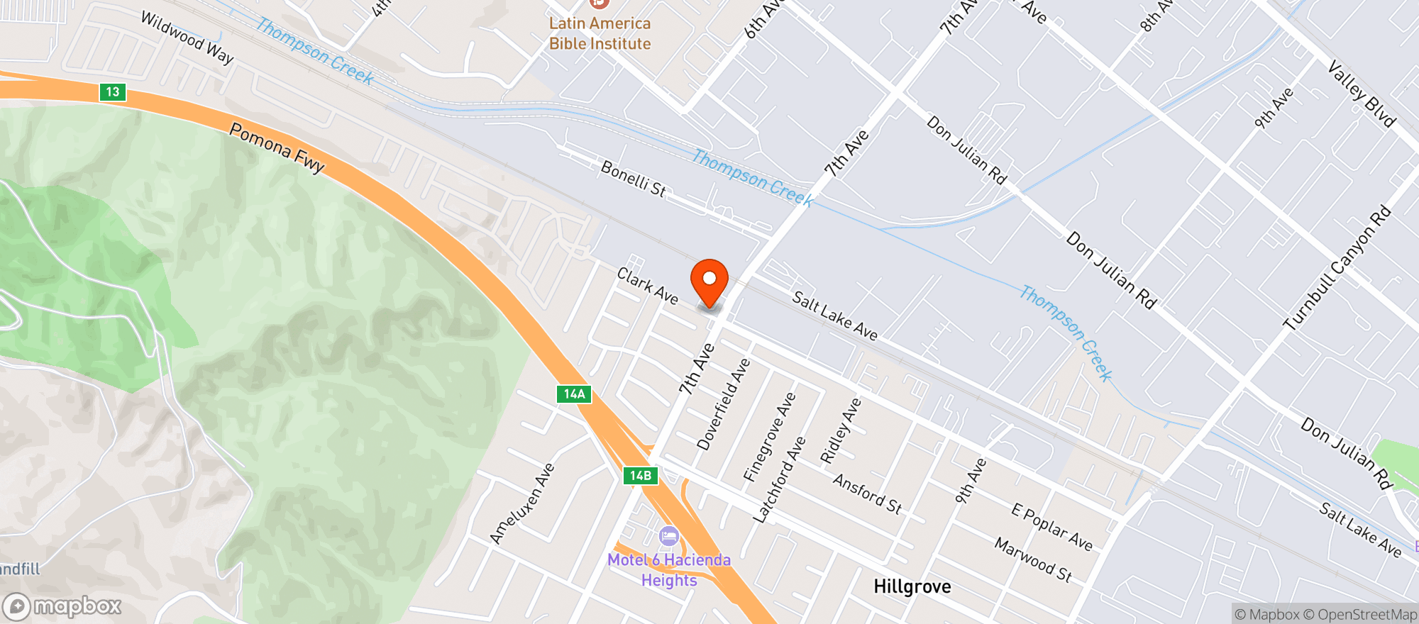 Map showing Park's Liquor - Hacienda Heights