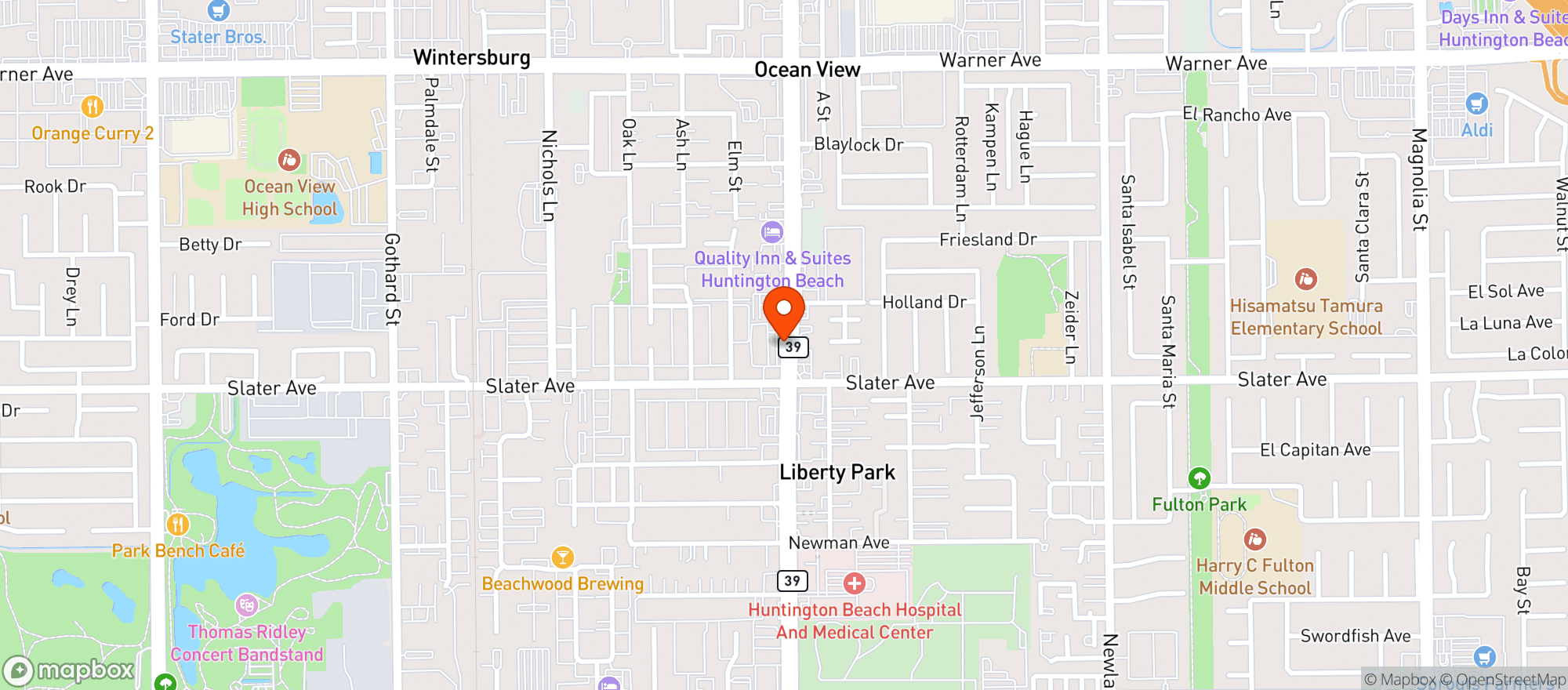 Map showing Premo Food Market