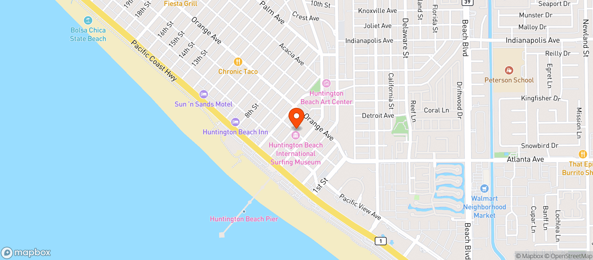 Map showing The Irishman