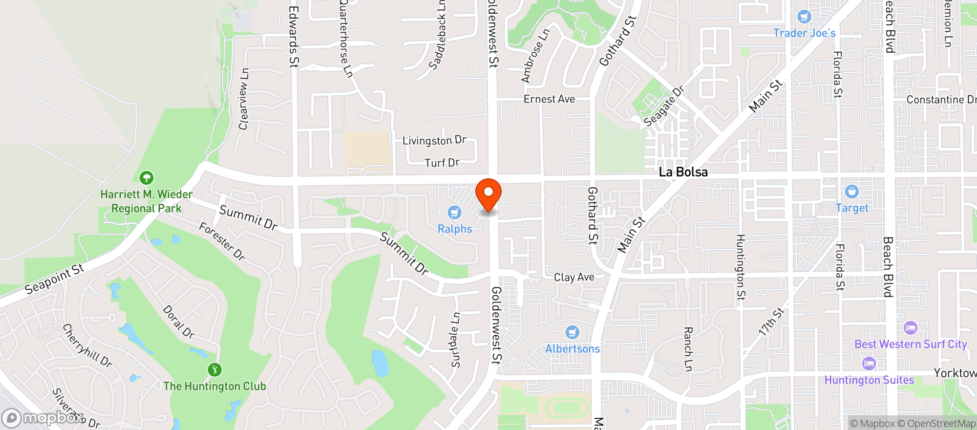 Map showing Ralphs