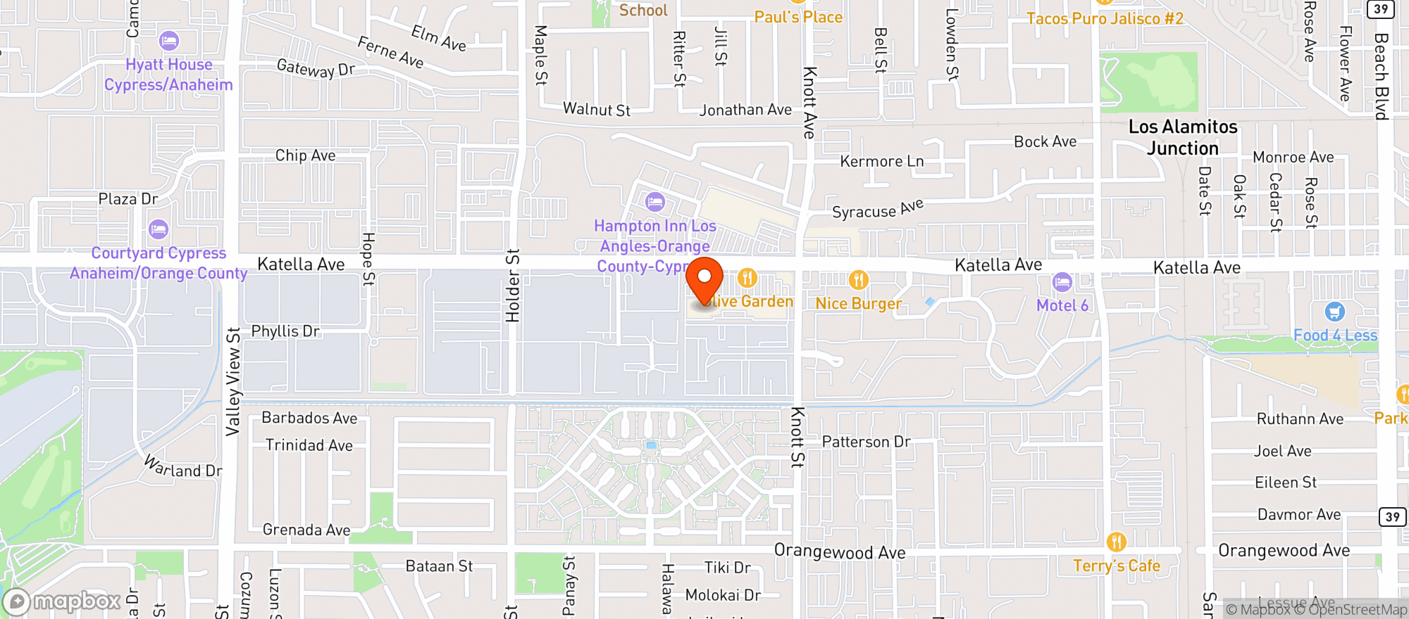 Map showing Cypress