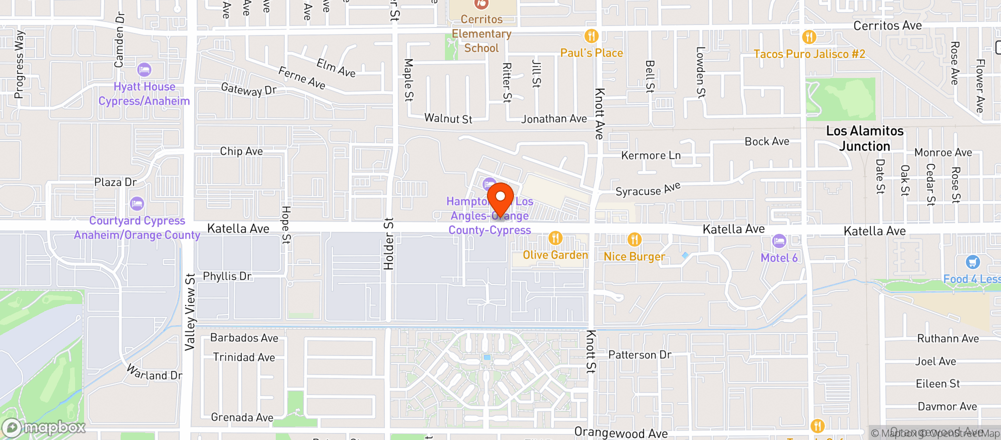 Map showing OC Smokes & Vapes