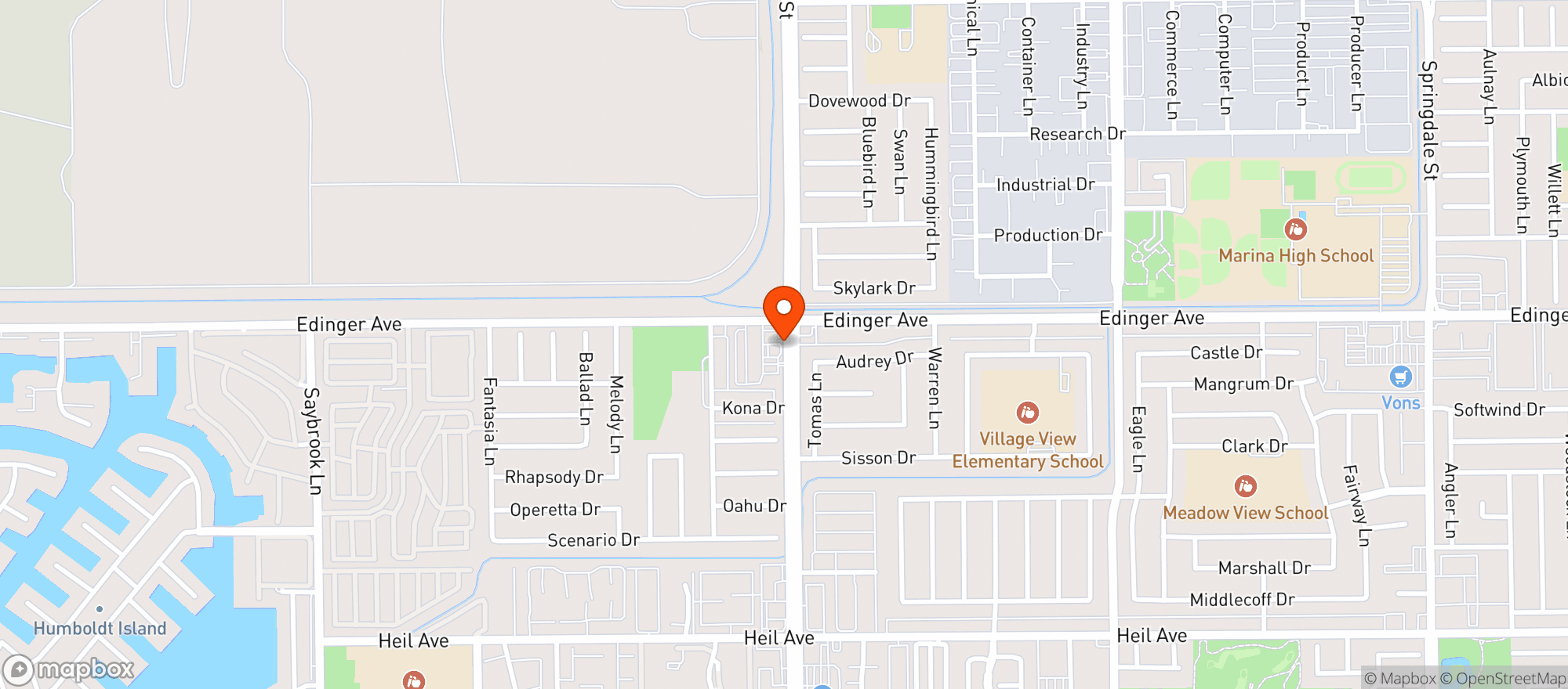 Map showing SHAMROCK SMOKE SHOP