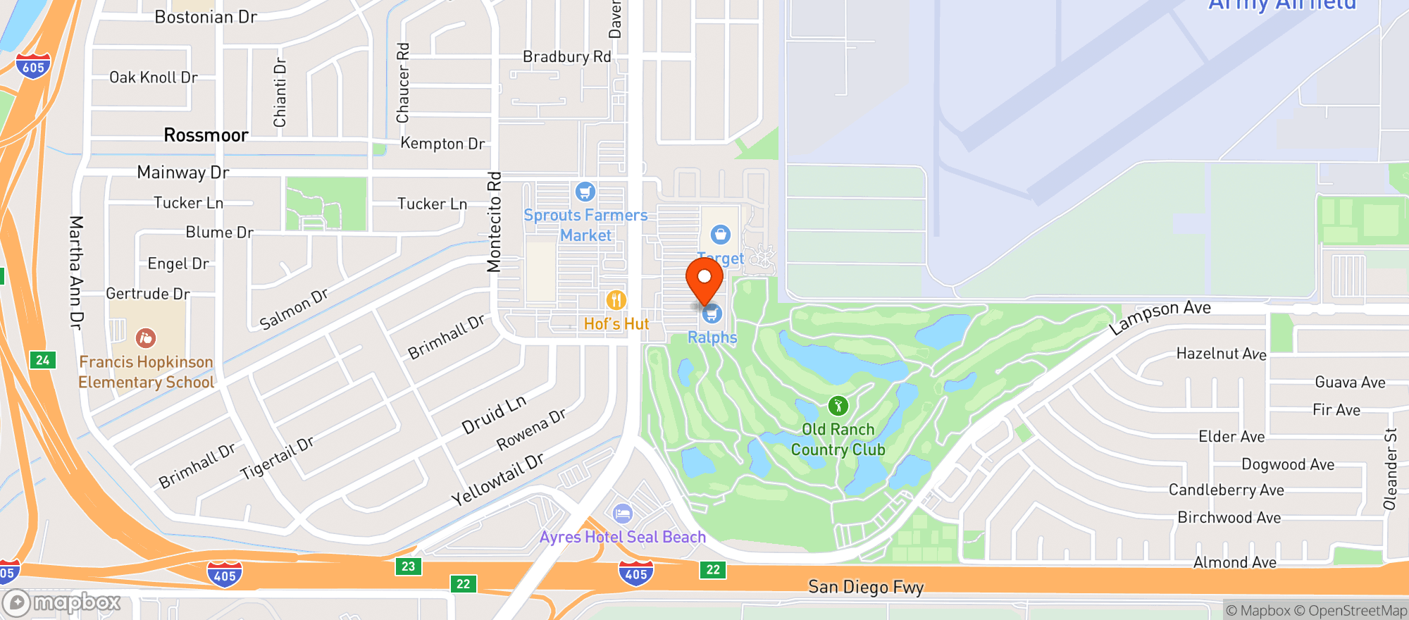 Map showing Ralphs