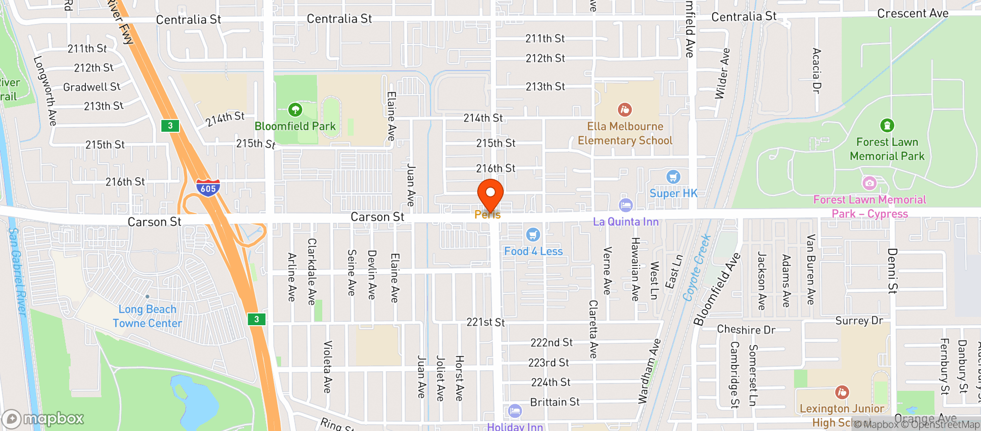 Map showing Wholesale Nutrition Center