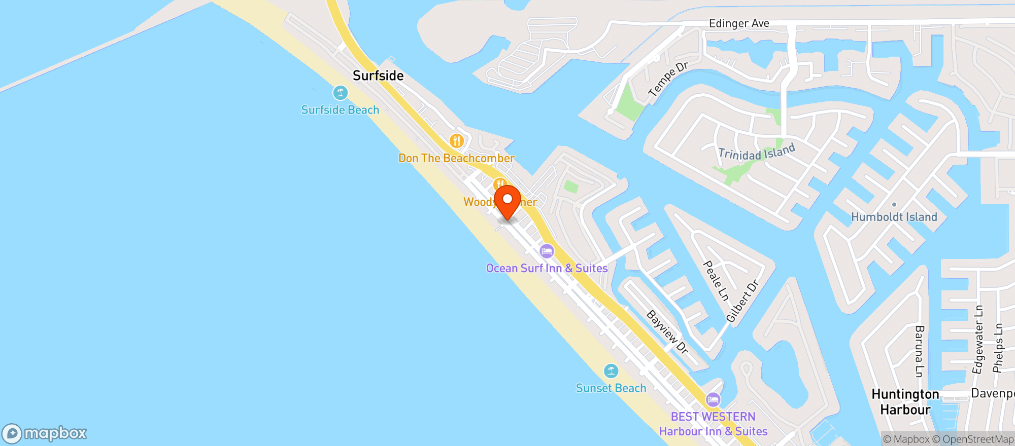 Map showing Mothers - 10 - Sunset Beach