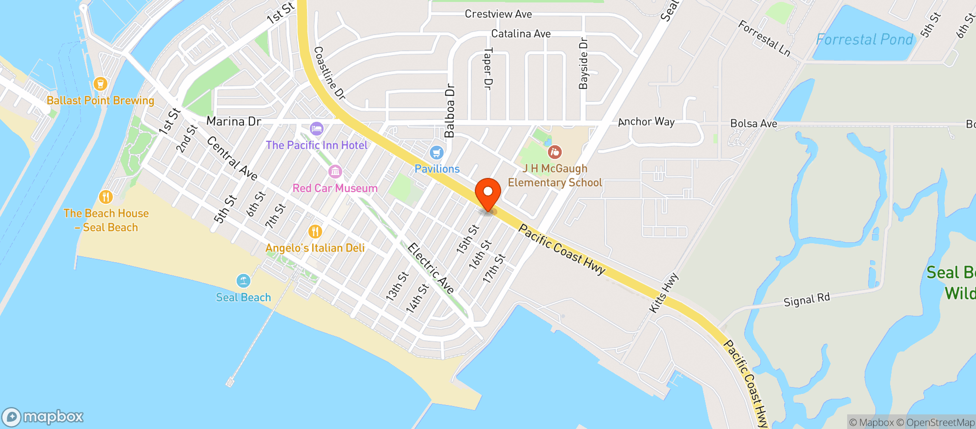 Map showing Daves Other Place