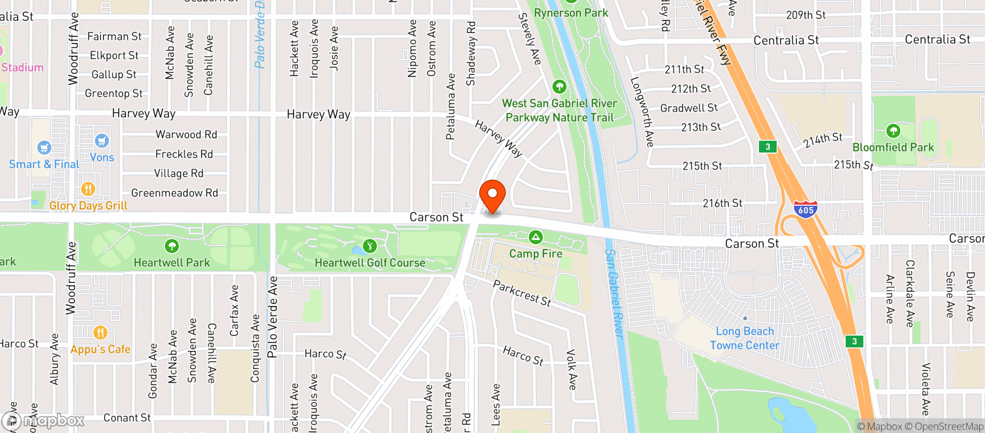 Map showing Prime Time Liquor