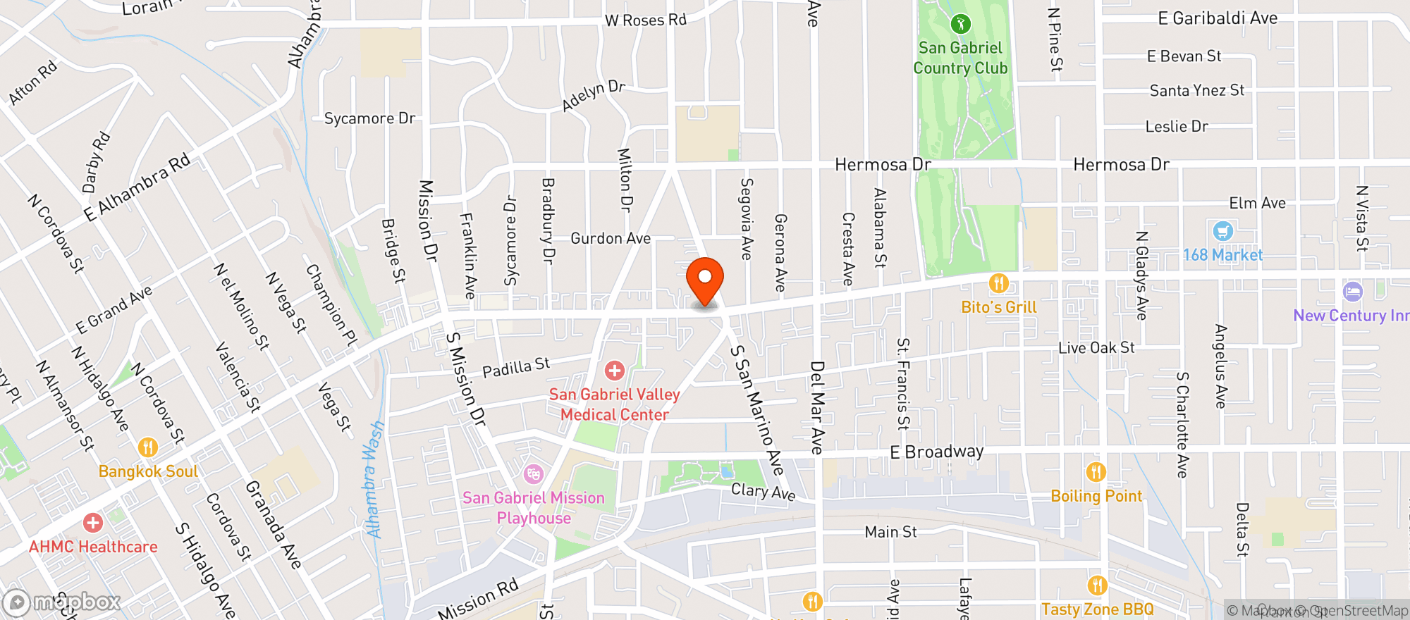 Map showing Mega Liquor 4