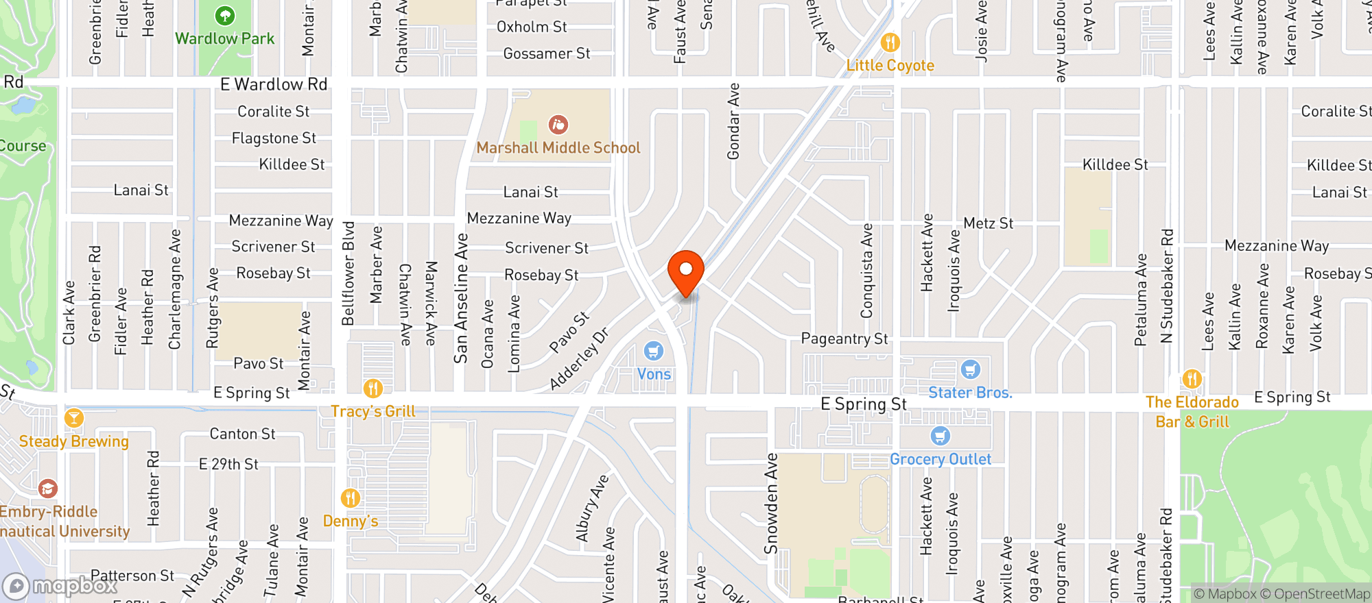 Map showing Culture - Long Beach