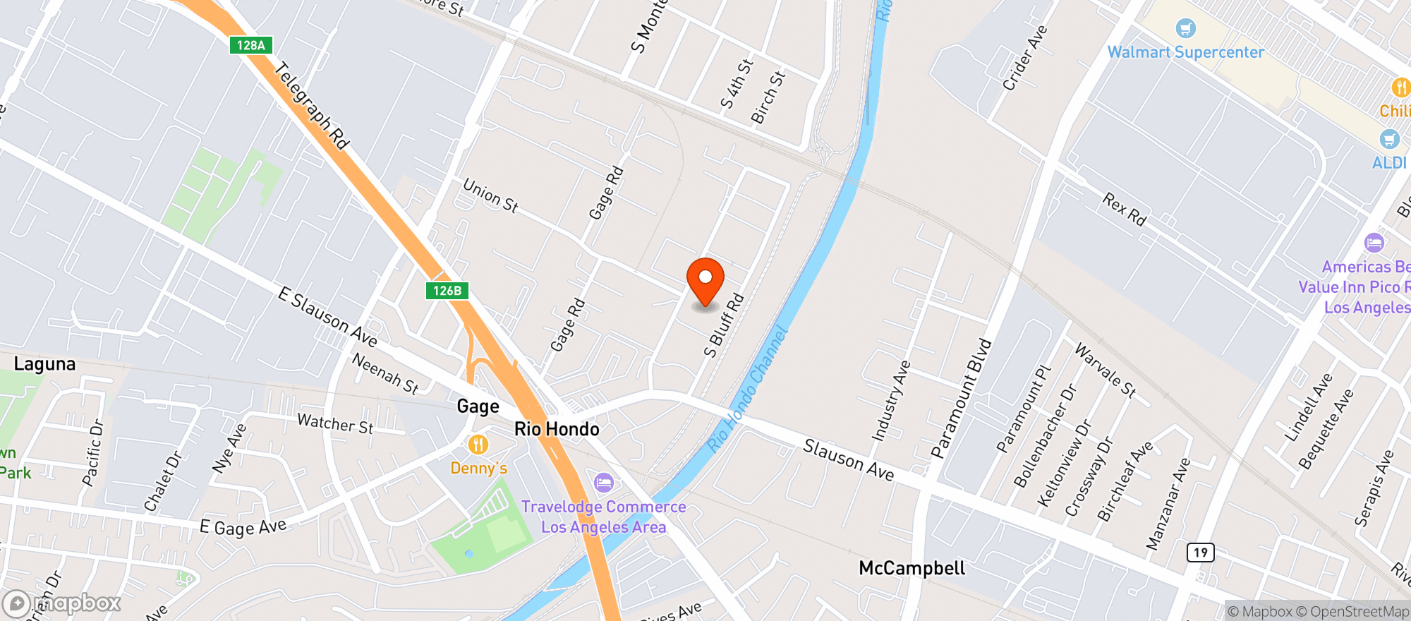 Map showing Aralo Delivery
