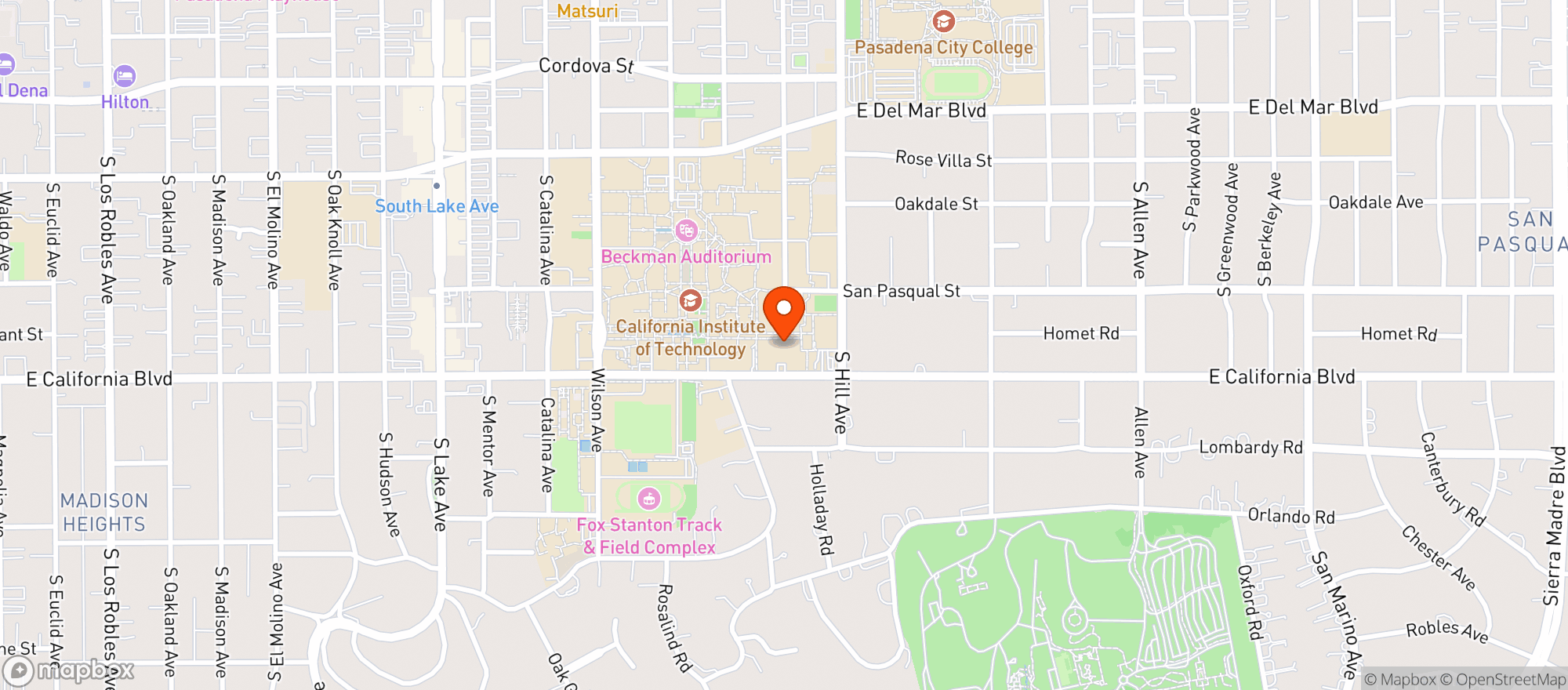 Map showing The Athenaeum