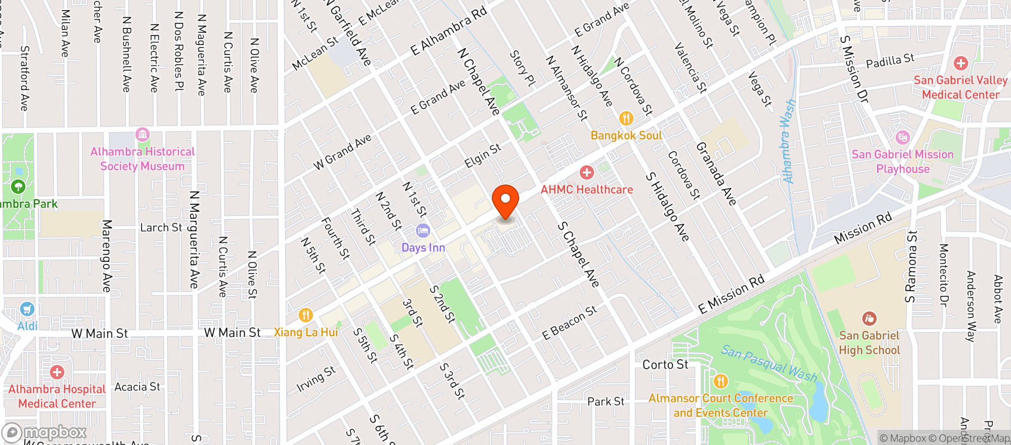 Map showing Sprouts Farmers Market