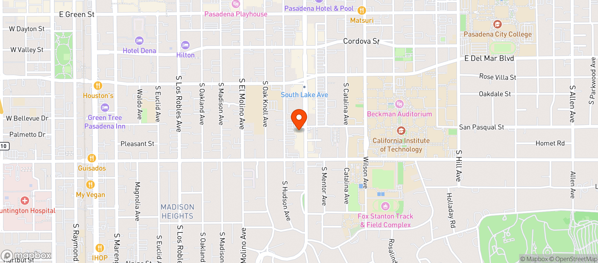 Map showing Erewhon - Pasadena