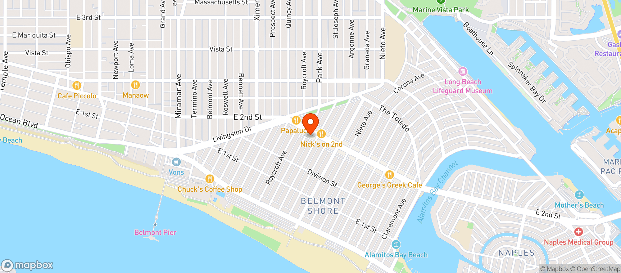 Map showing Hummingbird Heart Co