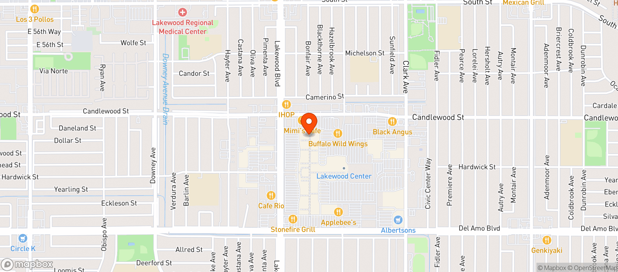 Map showing Target