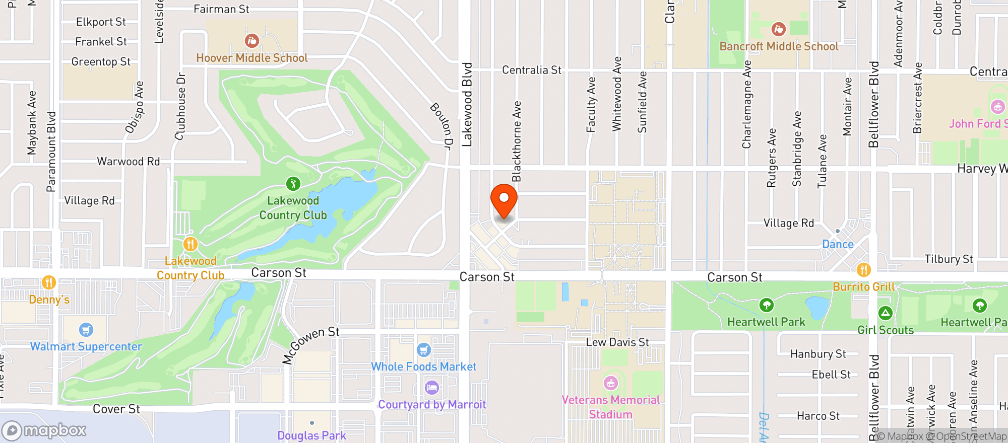 Map showing Tina Labok Wellness