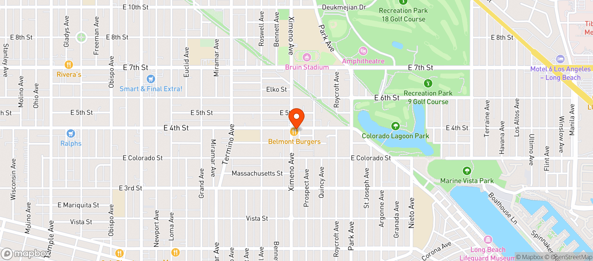 Map showing Benson Liquor