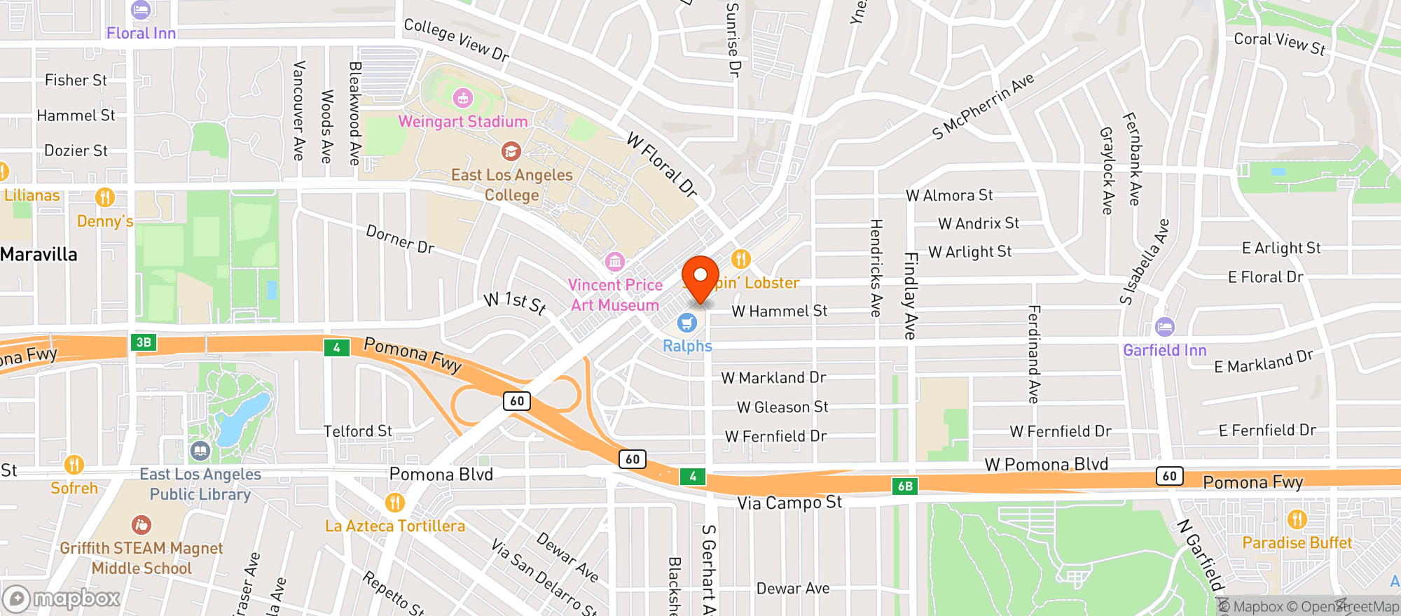 Map showing Gnc - 2440 - Atlantic Square