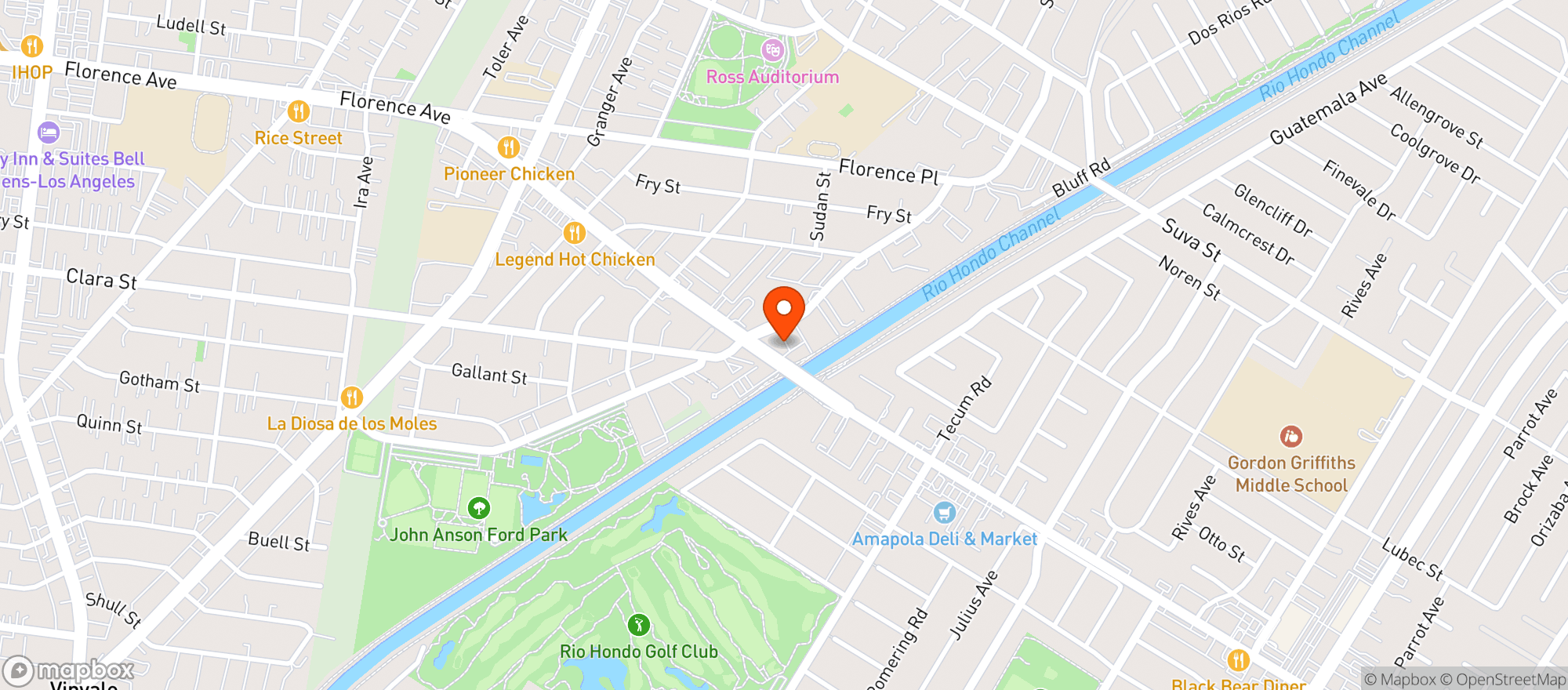 Map showing 7 Eleven #38556