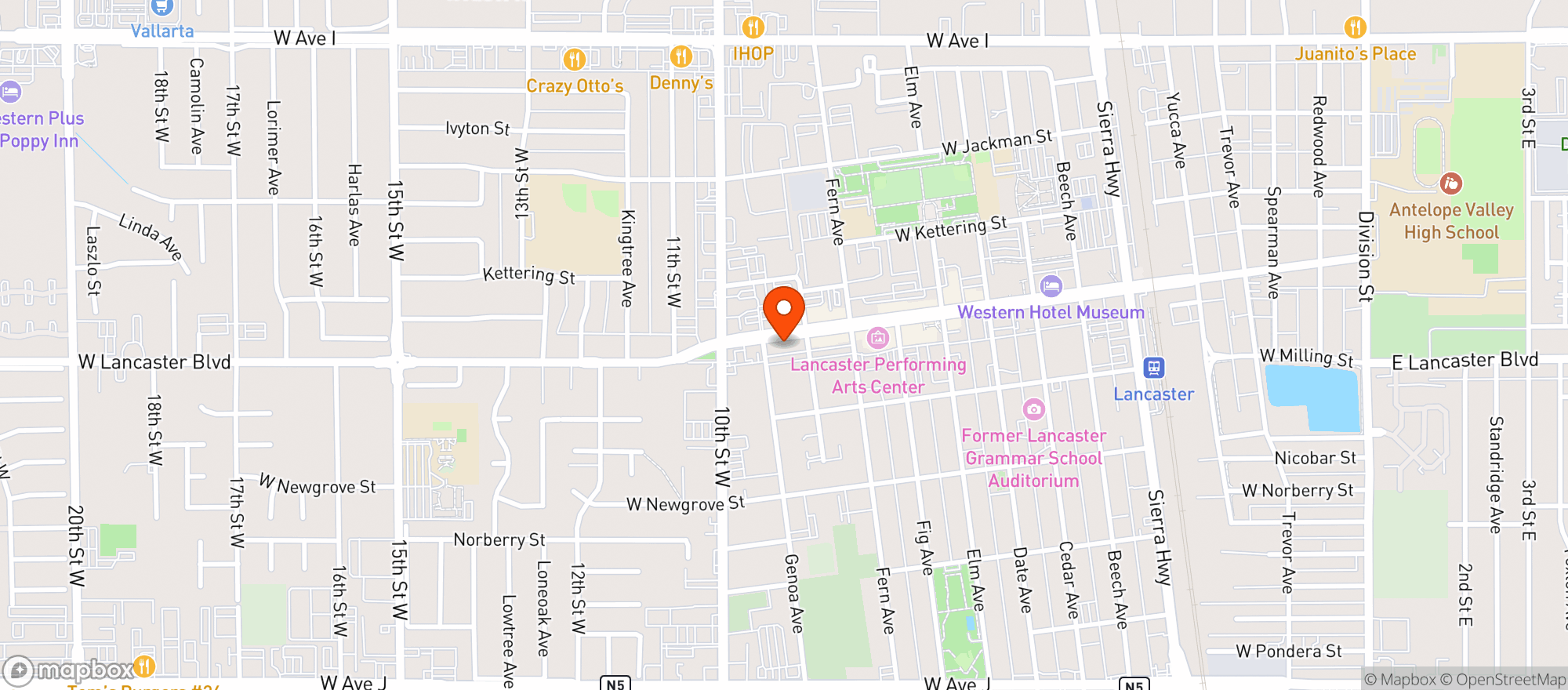 Map showing Dryvebox