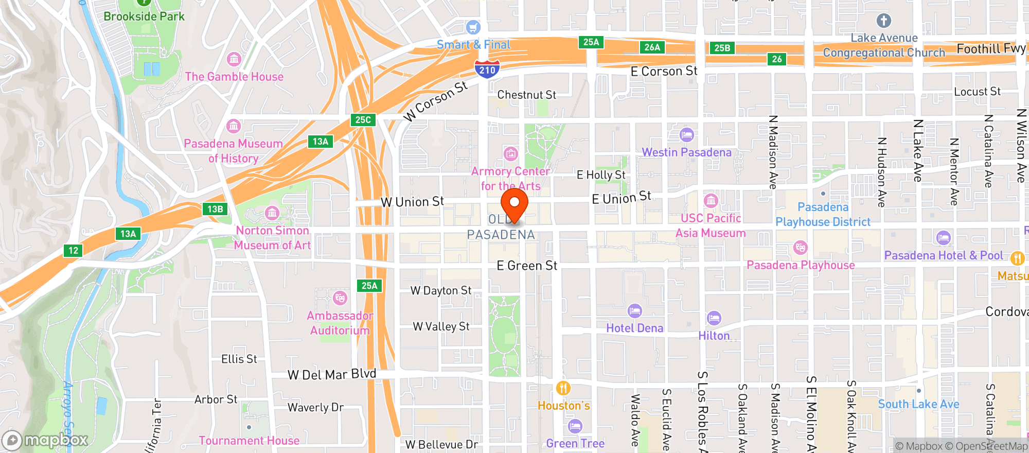 Map showing Ladies And Gentlemen